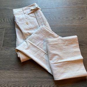NWOT Club Monaco Pin Stripe Linen Trousers
